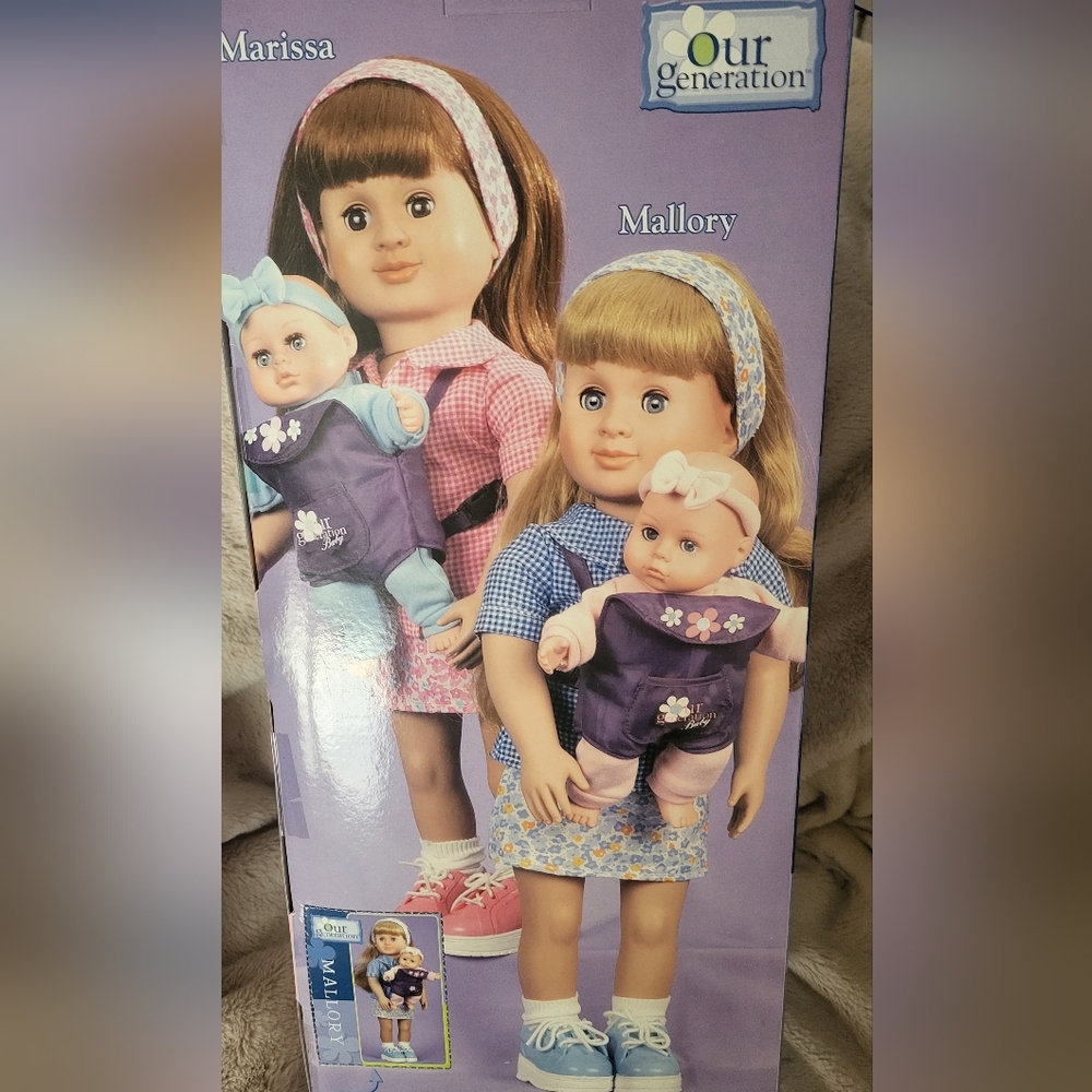 NEW IN BOX Our Generation Babysitter Doll with Baby.  Mallory - Picture 4 of 6